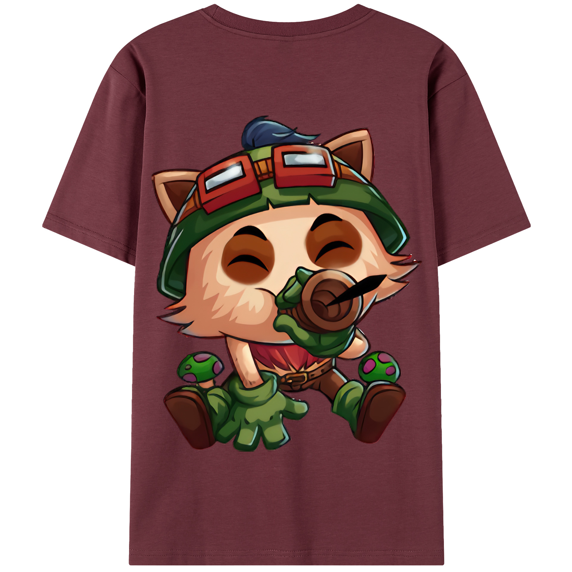 リーグ・オブ・レジェンド League of Legends LOL 綿100％半袖Tシャツ（背面プリント）